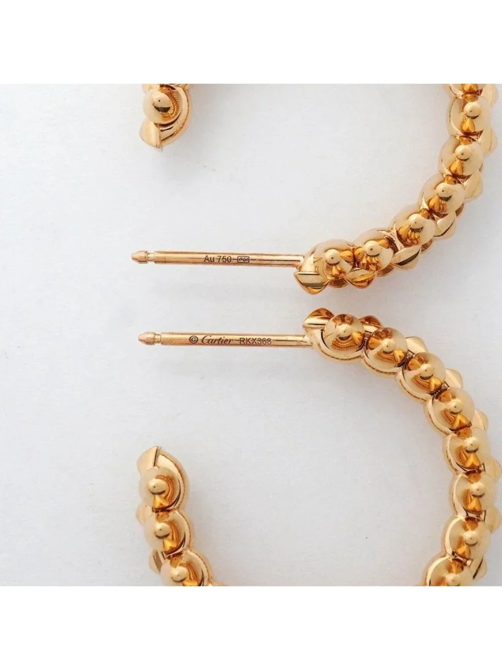 Cartier Earrings Crush Hoop Small 18k Pink Gold